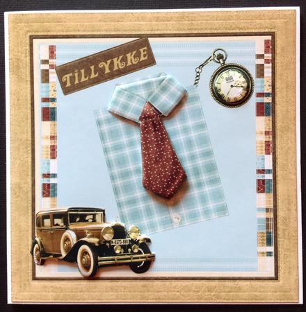 Lovely Gentlemans Card Fo Dad  by Gitte Jensen