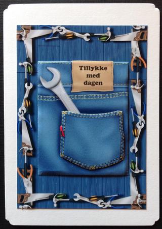 Tools Topper - Birthday, Dad, Son & Blank by Gitte Jensen