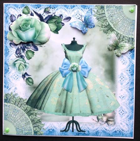 Vintage Green Dress Topper by Gitte Jensen