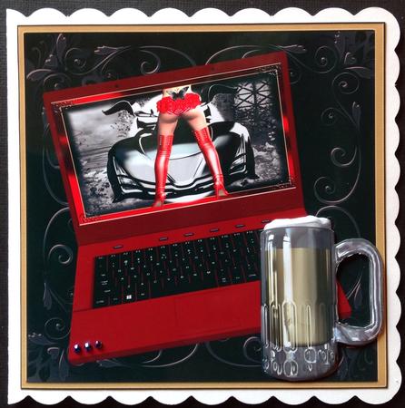 Laptop and a Pint Topper by Gitte Jensen