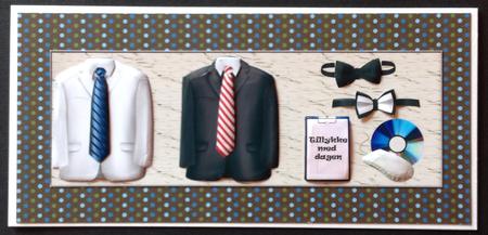 Birthday Dear Husband Large Dl by Gitte Jensen