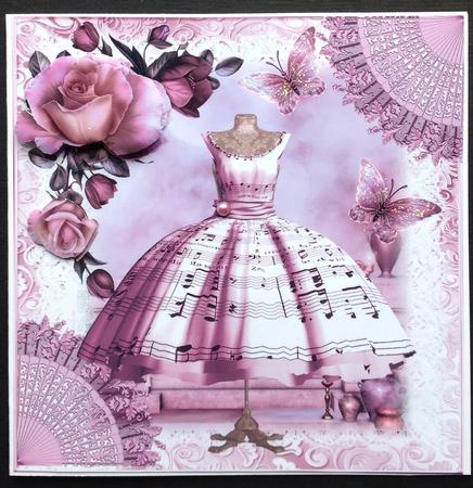 Silky Lilac Music Dress Topper by Gitte Jensen
