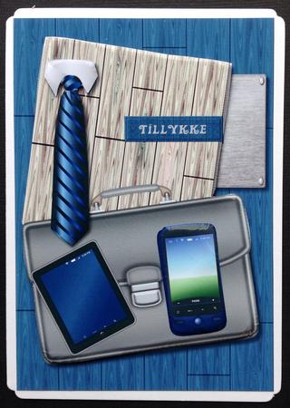 Male Card Briefcase Smartphone & Tablet by Gitte Jensen