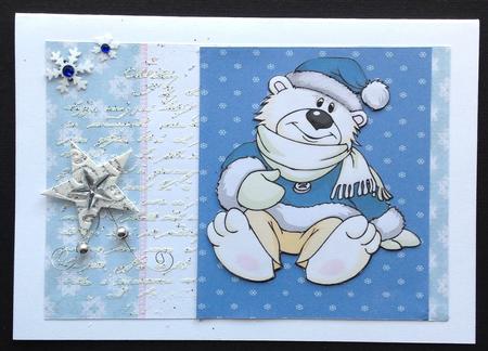 Polar Bear Dressed for Snow by Gitte Jensen