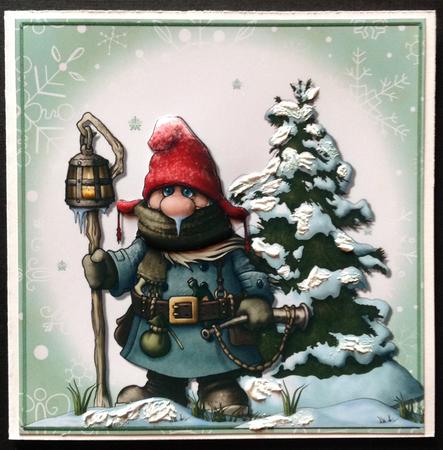 Frosty Gnome 8x8 Mini Kit by Gitte Jensen