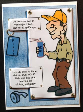 Vince Knows About DIY Quick Card by Gitte Jensen