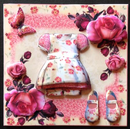 Retro Style Baby Girl/birthday Mini Kit by Gitte Jensen