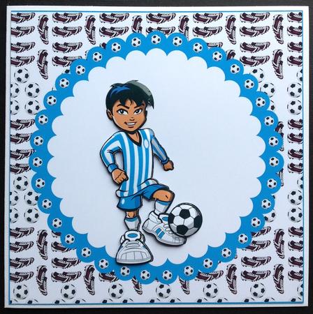 Footballs & Football Boots 3D Decoupage Designs by Gitte Jensen
