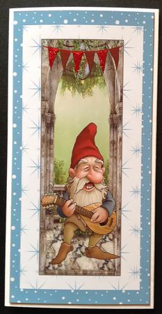 Xmas Falling Snow Background Papers by Gitte Jensen