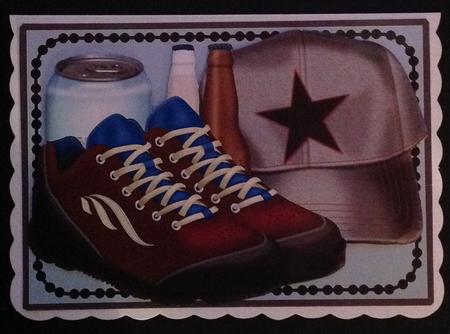 Trainers, Drinks and Cap by Gitte Jensen