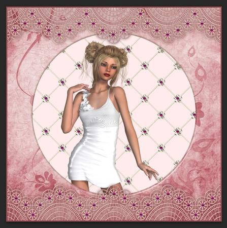 White Party Dress 3 Cu4cu Png Graphics by Gitte Jensen