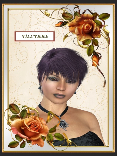 Beauty Amongst the Roses by Gitte Jensen