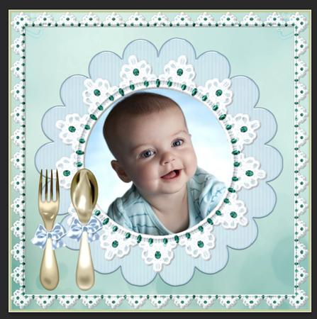 Insert Sleeping Baby Vintage by Gitte Jensen