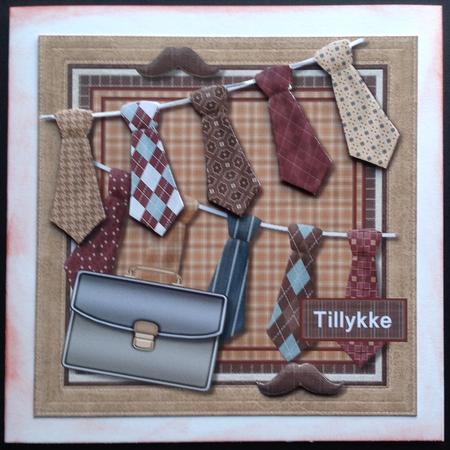 Male Card Fathersday / Birthday by Gitte Jensen