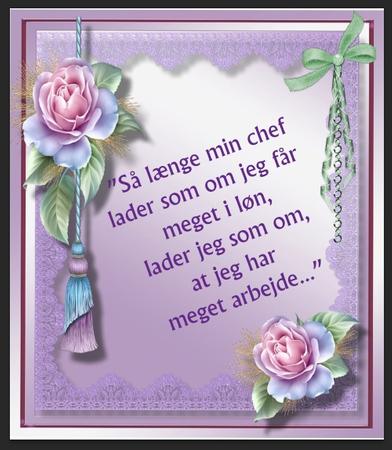 Incert Lilac Roses by Gitte Jensen