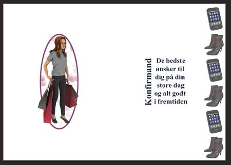 Teen Girl Blank Insert by Gitte Jensen