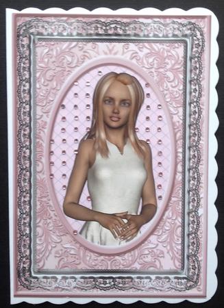 Beautiful Diamond Pattern Background Papers by Gitte Jensen
