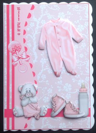 8" x 8" Cherry Blossom Laceset 3 Backing Papers by Gitte Jensen
