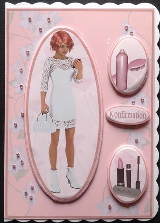 Teen Girl 4 Base Card by Gitte Jensen
