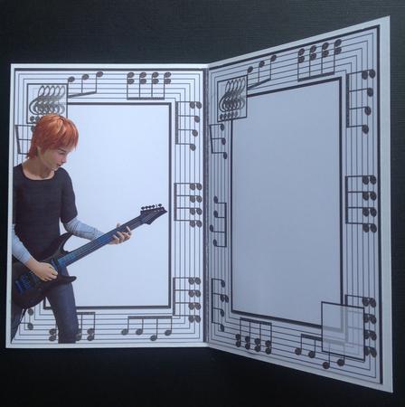 Teen Boy 9 Guitar Insert by Gitte Jensen