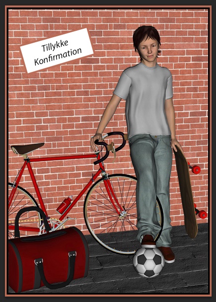 Teen Boy 11 Sporty by Gitte Jensen