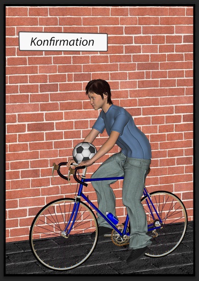 Teen Boy 10 Bike Ride by Gitte Jensen