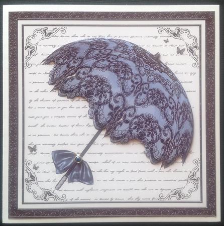 Blue Parasol by Gitte Jensen
