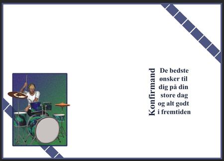 Teen Boy Drummer by Gitte Jensen