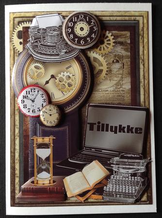 Times Are Changing Male Card by Gitte Jensen