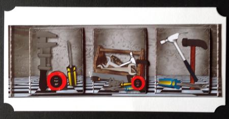 Large Dl Male Card Handy Man by Gitte Jensen