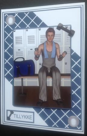Teen Boy 14 Gym by Gitte Jensen