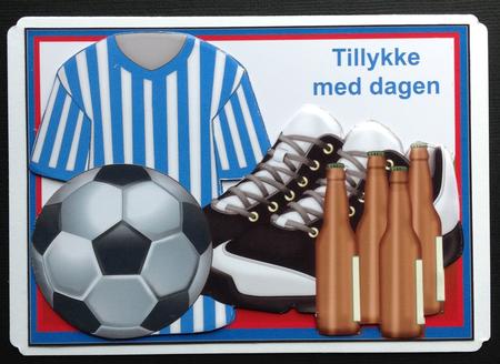 Football and Beer 2 by Gitte Jensen
