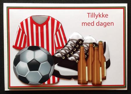 Football and Beer 1 by Gitte Jensen