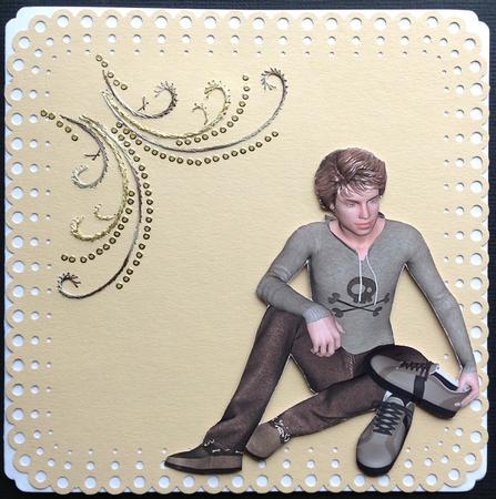 Ed009 Curly Border by Gitte Jensen