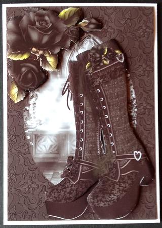 Beautiful Boots - Fabulously Gothic A5 by Gitte Jensen