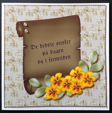Plumeria 3 Cut-outs by Gitte Jensen
