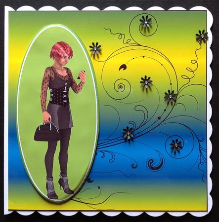 Bold Stripe Backing Sheet 11 by Gitte Jensen