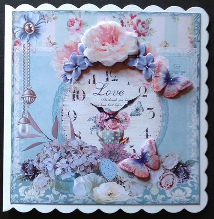 Vintage Gardening Times Card Front Kit by Gitte Jensen