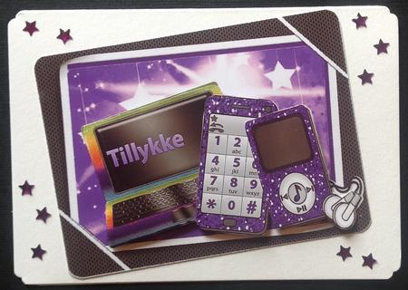 Girls Purple Gadgets & Mobile, Laptop, Mp3 Player by Gitte Jensen