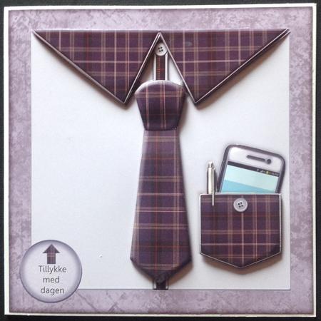 Tartan Tie Guy by Gitte Jensen