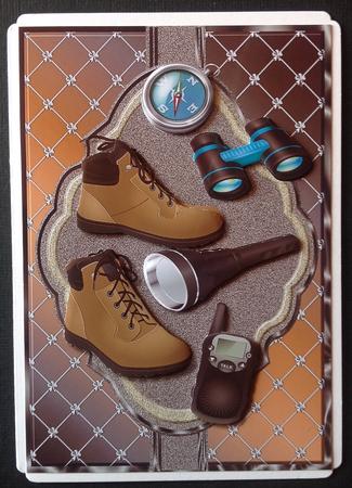 Male Card Outdoor Camping by Gitte Jensen