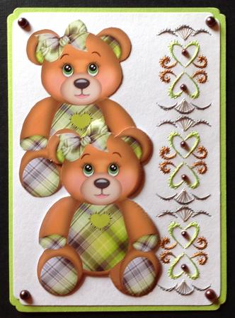 Plaid - Matching Beautiful Owl Watercolour Pyramid Topper by Gitte Jensen