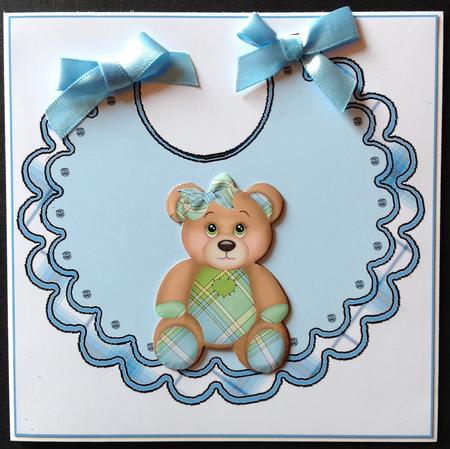 Plaid - Celebration Girl Pyramid Topper by Gitte Jensen