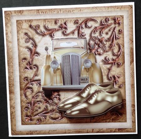 Male Card Vintage by Gitte Jensen