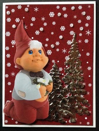Let It Snow Christmas Background 7 by Gitte Jensen