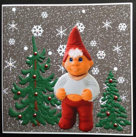 Let It Snow Christmas Background 9 by Gitte Jensen