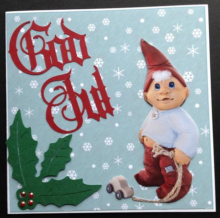 Let It Snow Christmas Background 13 by Gitte Jensen