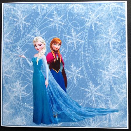 Snow Flurry A4 Backing Paper - Rich Shade by Gitte Jensen