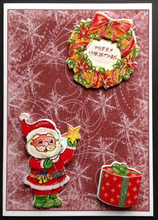 Snow Flurry A4 Backing Paper - Rich Shade by Gitte Jensen