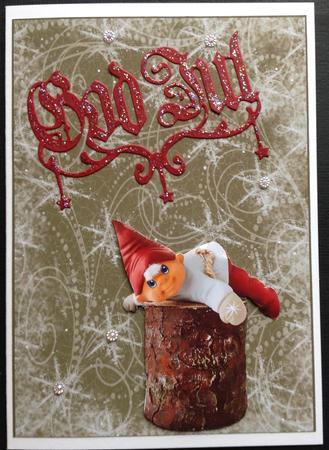 Snow Flurry A4 Backing Paper - Rich Shade by Gitte Jensen